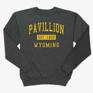 Pavillion Wyoming Classic Established Premium Crewneck Sweatshirt