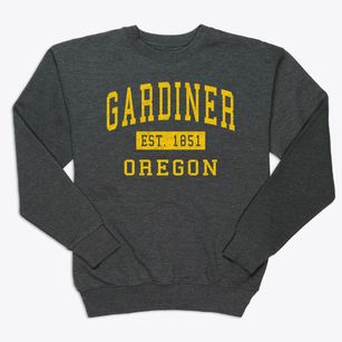 Gardiner Oregon Classic Established Premium Crewneck Sweatshirt