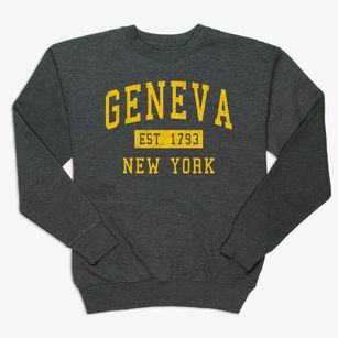 Geneva New York Classic Established Premium Crewneck Sweatshirt