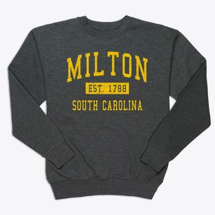 Milton South Carolina Classic Established Premium Crewneck Sweatshirt