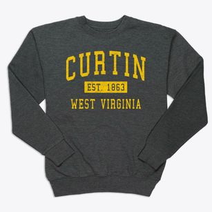 Curtin West Virginia Classic Established Premium Crewneck Sweatshirt