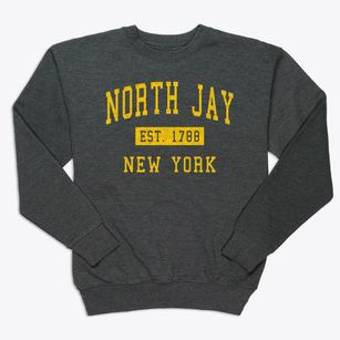 North Jay New York Classic Established Premium Crewneck Sweatshirt