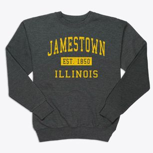 Jamestown Illinois Classic Established Premium Crewneck Sweatshirt