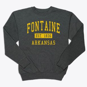 Fontaine Arkansas Classic Established Premium Crewneck Sweatshirt