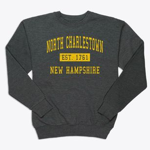 North Charlestown New Hampshire Classic Established Premium Crewneck Sweatshirt
