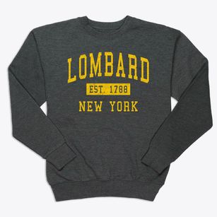 Lombard New York Classic Established Premium Crewneck Sweatshirt