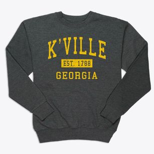 K'ville Georgia Classic Established Premium Crewneck Sweatshirt