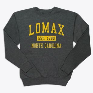 Lomax North Carolina Classic Established Premium Crewneck Sweatshirt