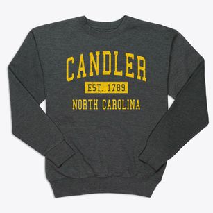 Candler North Carolina Classic Established Premium Crewneck Sweatshirt