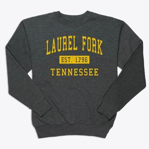 Laurel Fork Tennessee Classic Established Premium Crewneck Sweatshirt