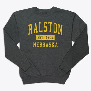 Ralston Nebraska Classic Established Premium Crewneck Sweatshirt