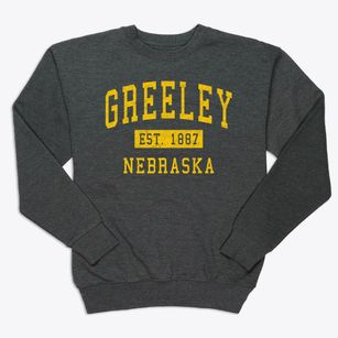 Greeley Nebraska Classic Established Premium Crewneck Sweatshirt