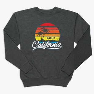 Oakley California Palm Tree Sunset Premium Crewneck Sweatshirt