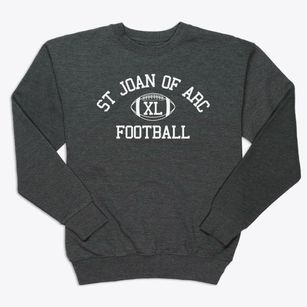 St Joan Of Arc Parish Classic Football Premium Crewneck Sweatshirt