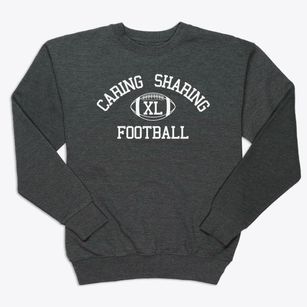 Caring & Sharing Learning Center Classic Football Premium Crewneck Sweatshirt