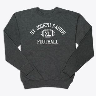 St Joseph Parish Classic Football Premium Crewneck Sweatshirt