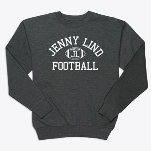 Jenny Lind Community School Classic Football Premium Crewneck Sweatshirt