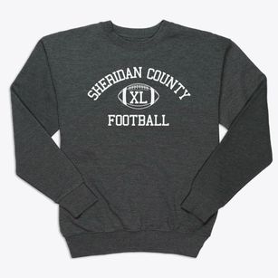 Sheridan County District 83 School Classic Football Premium Crewneck Sweatshirt
