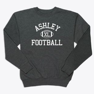 Ashley High School Classic Football Premium Crewneck Sweatshirt