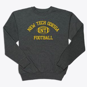New Tech Odessa High School Classic Football Premium Crewneck Sweatshirt