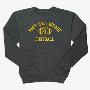 Most Holy Rosary School Classic Football Premium Crewneck Sweatshirt