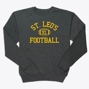 Saint Leo's Catholic School Classic Football Premium Crewneck Sweatshirt
