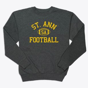 Saint Ann School Classic Football Premium Crewneck Sweatshirt