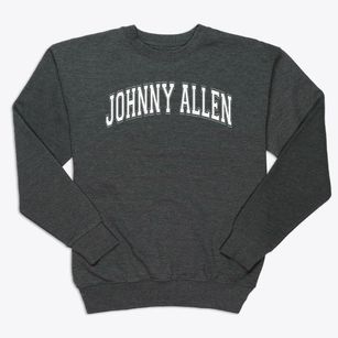 Johnny Allen 6th Grade Center Varsity Arch Premium Crewneck Sweatshirt