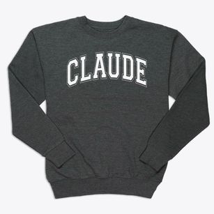 Claude High School Varsity Arch Premium Crewneck Sweatshirt
