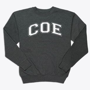 Coe Elementary School Varsity Arch Premium Crewneck Sweatshirt