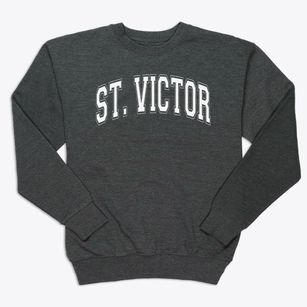 Saint Victor School Varsity Arch Premium Crewneck Sweatshirt