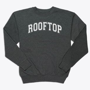 Rooftop Elementary School Varsity Arch Premium Crewneck Sweatshirt