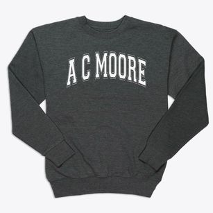 A C Moore Elementary School Varsity Arch Premium Crewneck Sweatshirt