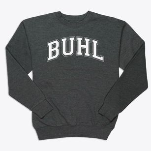 Buhl High School Varsity Arch Premium Crewneck Sweatshirt