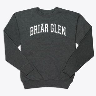 Briar Glen Elementary School Varsity Arch Premium Crewneck Sweatshirt
