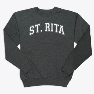 St. Rita Of Cascia High School Varsity Arch Premium Crewneck Sweatshirt