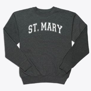 St Mary Parish Varsity Arch Premium Crewneck Sweatshirt