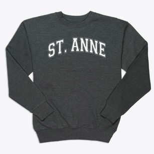 Saint Anne Elementary School Varsity Arch Premium Crewneck Sweatshirt