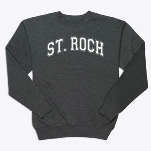 Saint Roch Catholic School Varsity Arch Premium Crewneck Sweatshirt