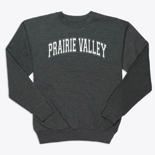 Prairie Valley Middle School Varsity Arch Premium Crewneck Sweatshirt