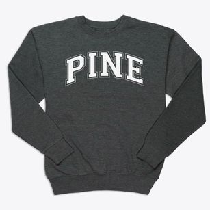 Pine High School Varsity Arch Premium Crewneck Sweatshirt