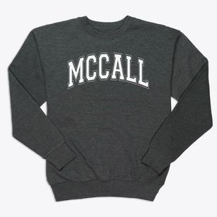 Mccall Senior High School Varsity Arch Premium Crewneck Sweatshirt