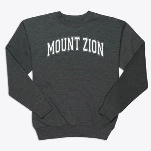 Mount Zion Baptist Christian School Varsity Arch Premium Crewneck Sweatshirt
