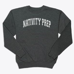 Nativity Preparatory School Of Boston Varsity Arch Premium Crewneck Sweatshirt