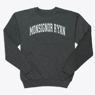 Monsignor Ryan Memorial High School Varsity Arch Premium Crewneck Sweatshirt