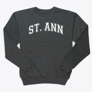 St Ann School Varsity Arch Premium Crewneck Sweatshirt