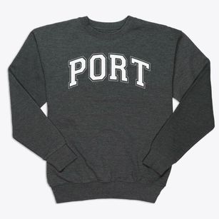 Port Huron South School Varsity Arch Premium Crewneck Sweatshirt
