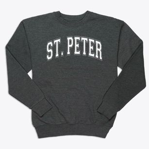 Saint Peter Lutheran School Varsity Arch Premium Crewneck Sweatshirt