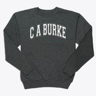 C A Burke Elementary School Varsity Arch Premium Crewneck Sweatshirt