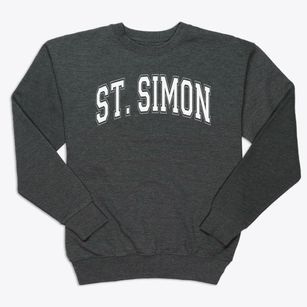 Saint Simon The Apostle School Varsity Arch Premium Crewneck Sweatshirt
